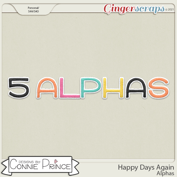 Happy Days Again  - Alpha Pack AddOn by Connie Prince