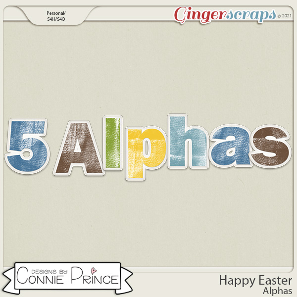 Happy Easter - Alpha Pack AddOn by Connie Prince