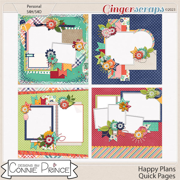 Happy Plans - Quick Pages by Connie Prince