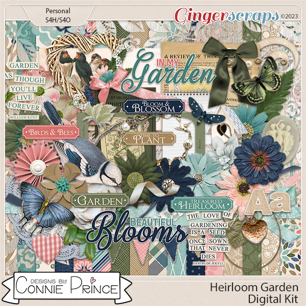 Heirloom Garden - Kit by Connie Prince