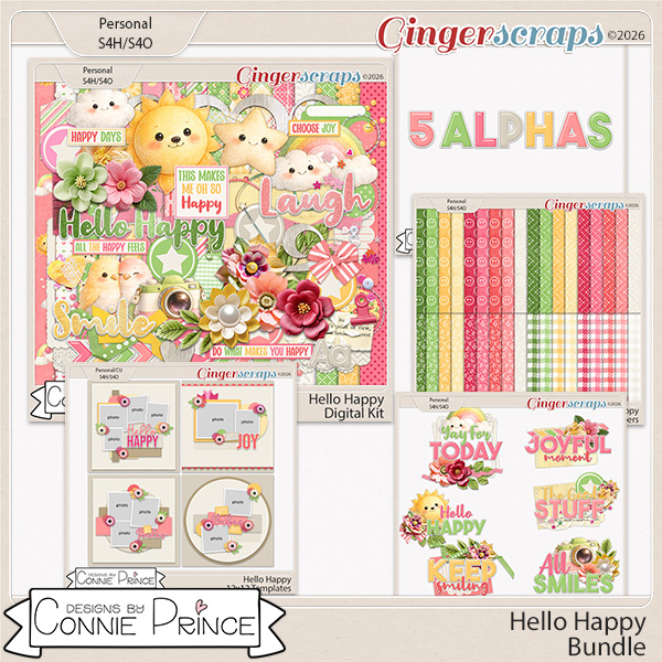 Hello Happy - Bundle by Connie Prince