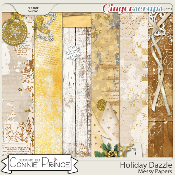 Holiday Dazzle - Messy Papers by Connie Prince