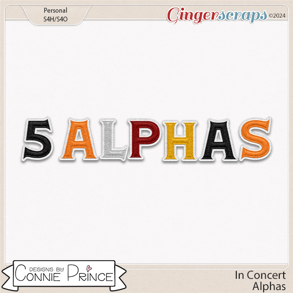 In Concert - Alpha Pack AddOn by Connie Prince