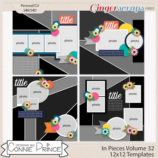 In Pieces Volume 32 - 12x12 Temps (CU Ok) by Connie Prince