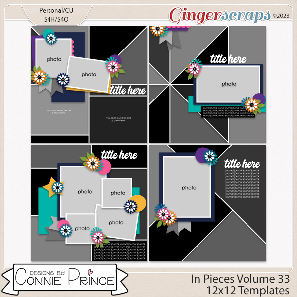 In Pieces Volume 33 - 12x12 Temps (CU Ok) by Connie Prince