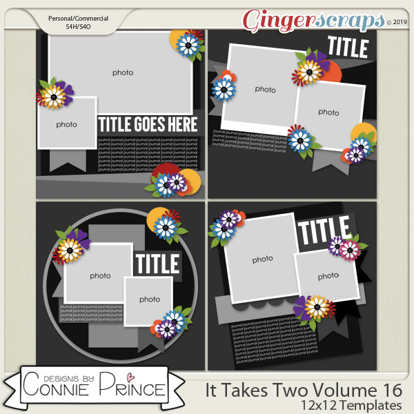 It Takes Two Volume 16 - 12x12 Temps (CU Ok) by Connie Prince