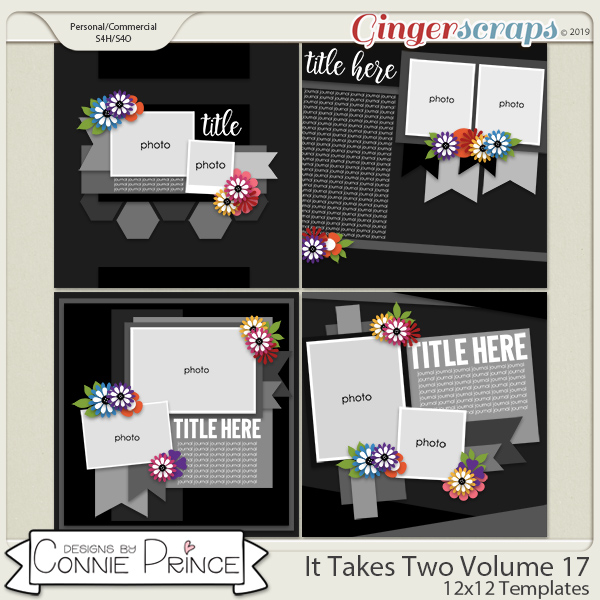 It Takes Two Volume 17 - 12x12 Temps (CU Ok) by Connie Prince