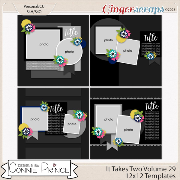 It Takes Two Volume 29  - 12x12 Temps (CU Ok) by Connie Prince
