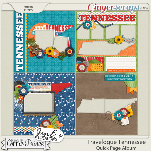 Travelogue Tennessee - QuickPage Album