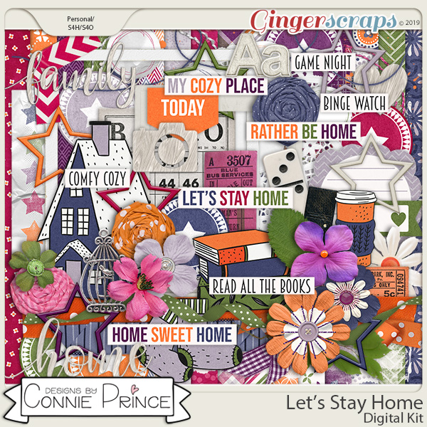 Let's Stay Home - Kit by Connie Prince