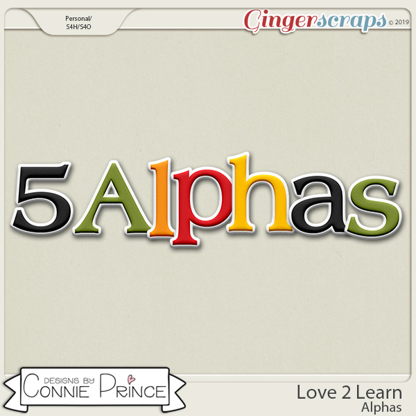 Love 2 Learn - Alpha Pack AddOn by Connie Prince