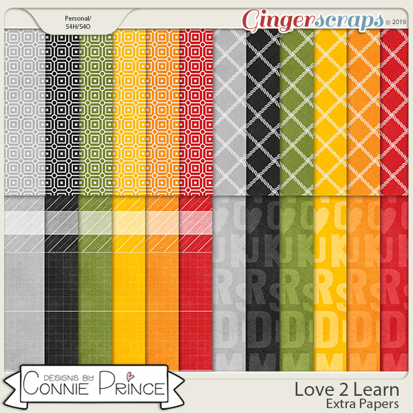 Love 2 Learn - Extra Papers by Connie Prince