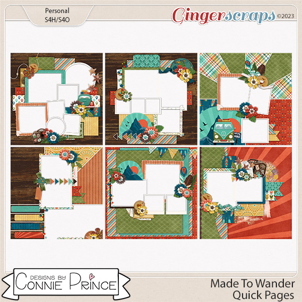 Made To Wander - Quick Pages by Connie Prince