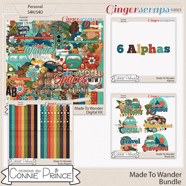 Made To Wander - Bundle by Connie Prince