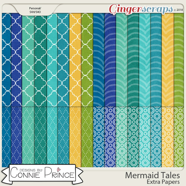 Mermaid Tales - Extra Papers by Connie Prince