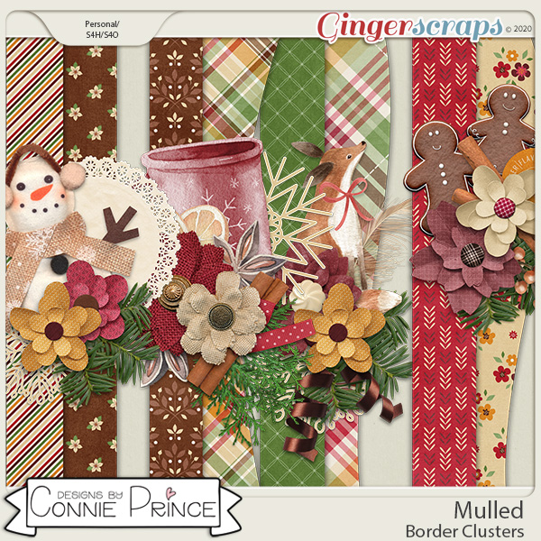 Mulled - Border Clusters by Connie Prince
