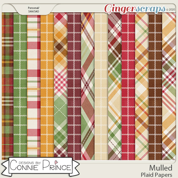 Mulled - Plaid Papers by Connie Prince