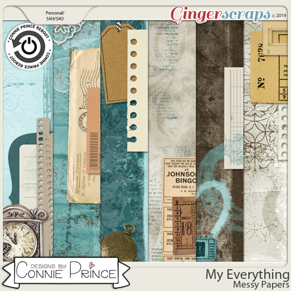 My Everything - Messy Papers by Connie Prince