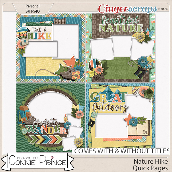 Nature Hike - Quick Pages by Connie Prince