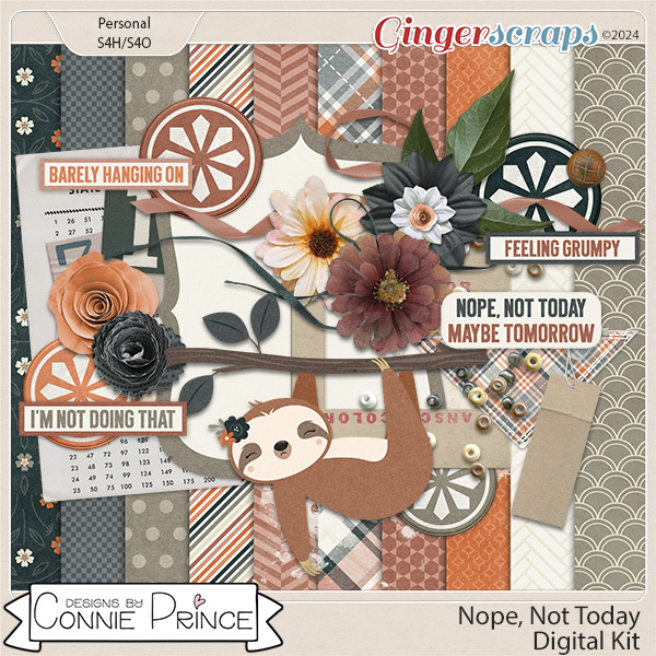 Nope, Not Today - Mini Kit by Connie Prince