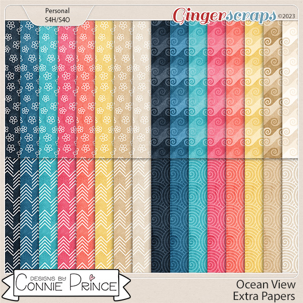 Ocean View - Extra Papers by Connie Prince