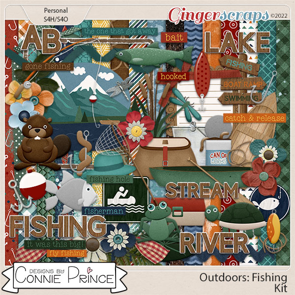 Outdoors: Fishing - Kit by Connie Prince