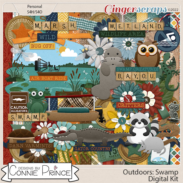 Outdoors: Swamp - Kit by Connie Prince