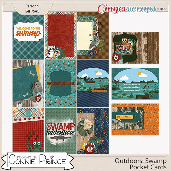 Outdoors: Swamp - Pocket Cards by Connie Prince