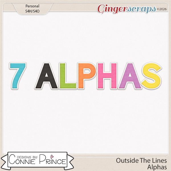 Outside The Lines - Alpha Pack AddOn by Connie Prince