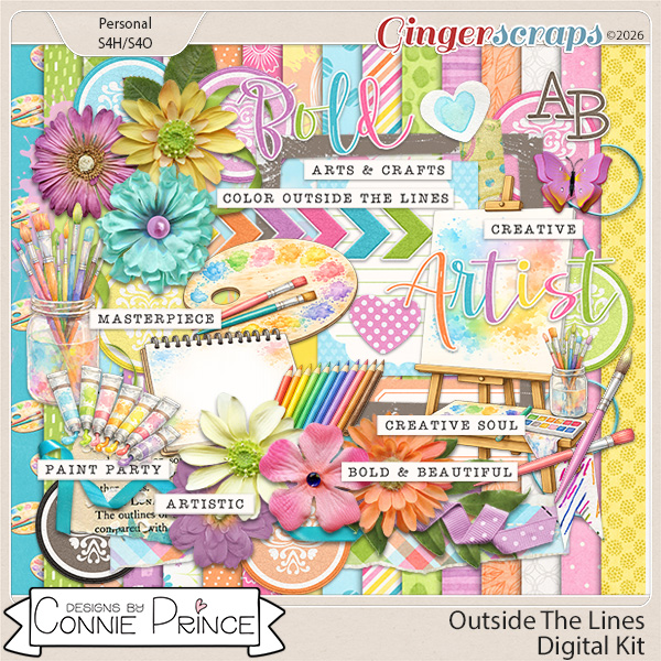 Outside The Lines - Kit by Connie Prince