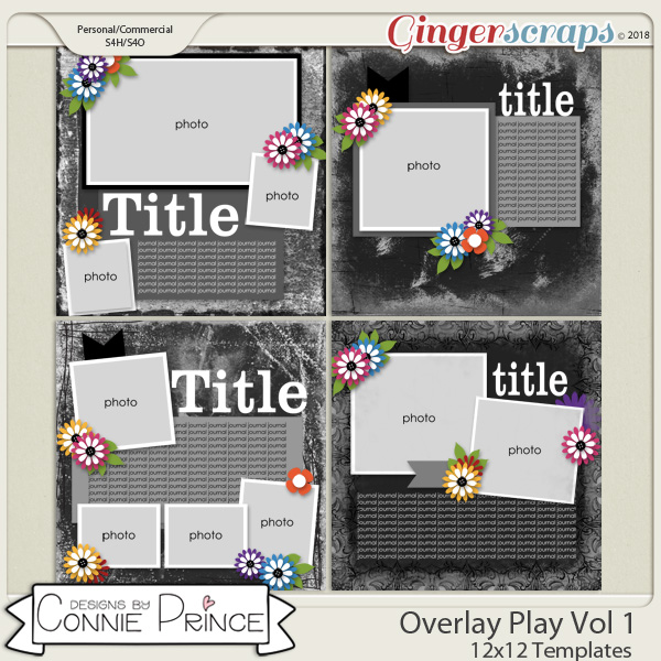 Overlay Play Volume 1 - 12x12 Temps (CU Ok) by Connie Prince