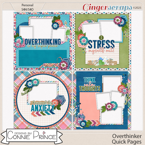 Overthinker - Quick Pages by Connie Prince