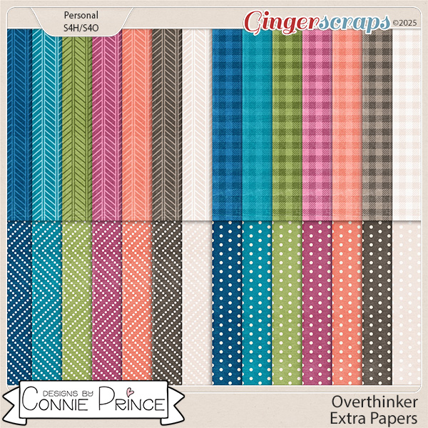 Overthinker - Extra Papers by Connie Prince