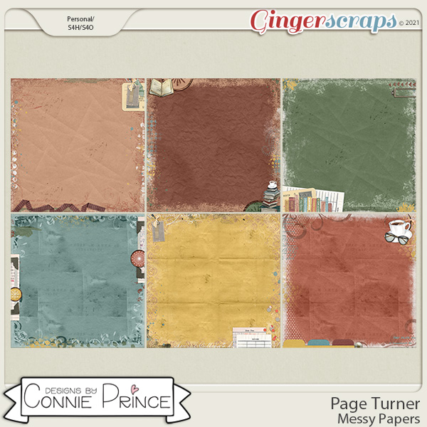 Page Turner  - Messy Papers by Connie Prince