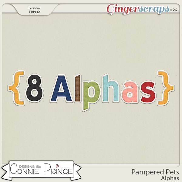 Pampered Pets  - Alpha Pack AddOn by Connie Prince