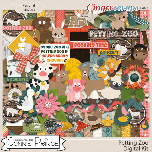 Petting Zoo - Kit by Connie Prince