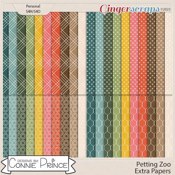 Petting Zoo - Extra Papers by Connie Prince