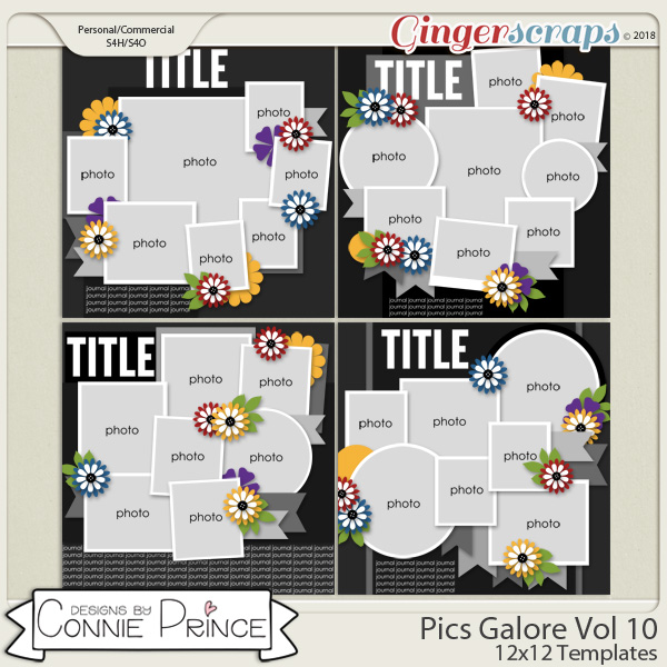 Pics Galore Volume 10 - 12x12 Temps (CU Ok) by Connie Prince