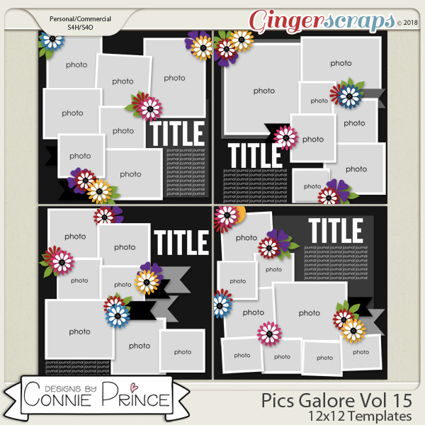 Pics Galore Volume 15 - 12x12 Temps (CU Ok) by Connie Prince