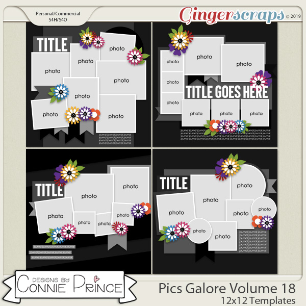 Pics Galore Volume 18 - 12x12 Temps (CU Ok) by Connie Prince