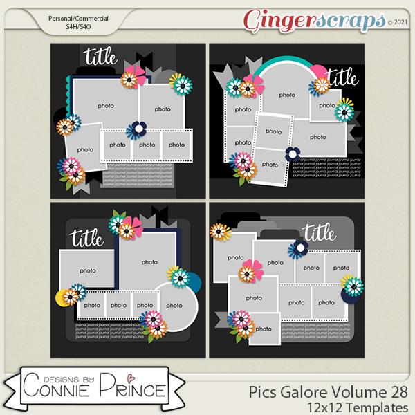 Pics Galore Volume 28 - 12x12 Temps (CU Ok) by Connie Prince