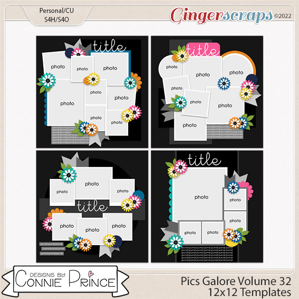 Pics Galore Volume 32 - 12x12 Temps (CU Ok) by Connie Prince