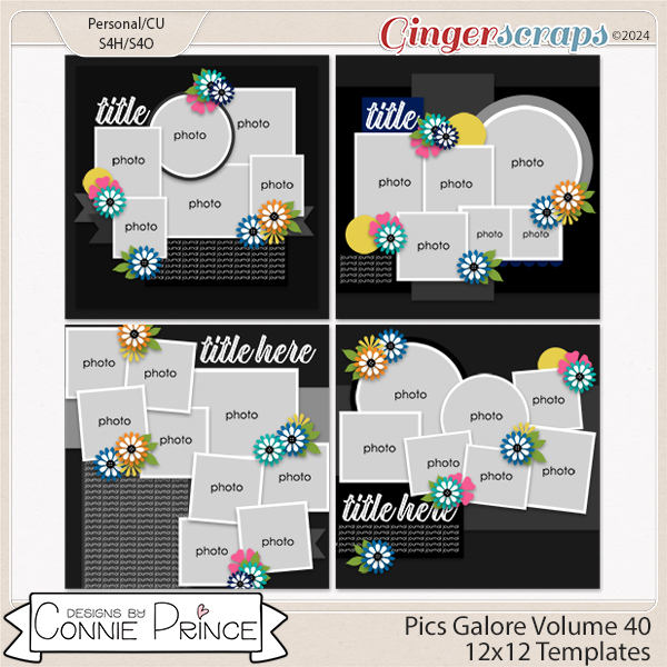 Pics Galore Volume 40 - 12x12 Temps (CU Ok) by Connie Prince