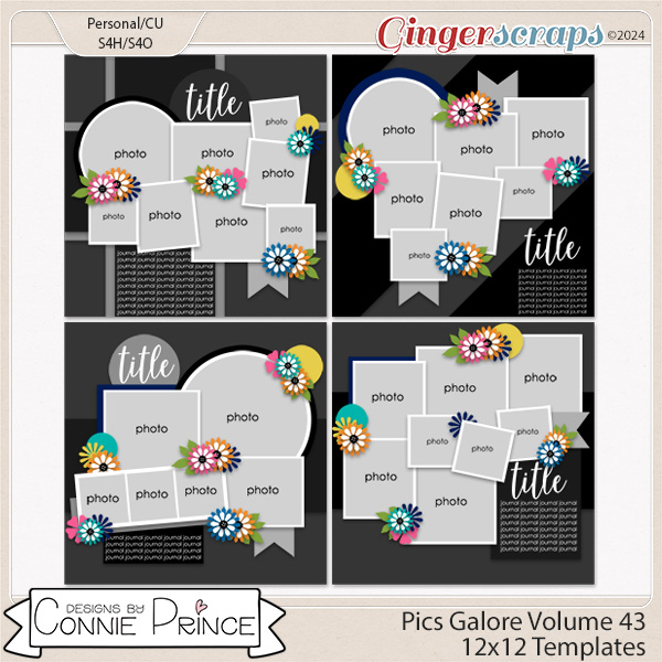 Pics Galore Volume 43 - 12x12 Temps (CU Ok) by Connie Prince
