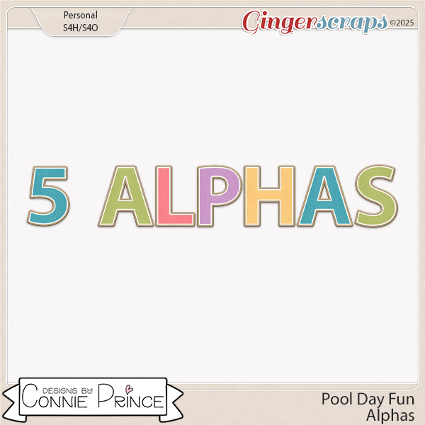 Pool Day Fun - Alpha Pack AddOn by Connie Prince