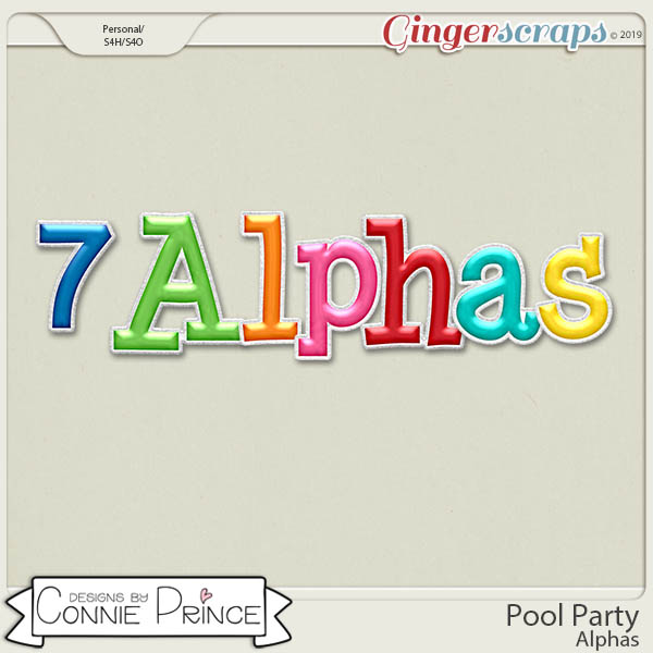 Pool Party - Alpha Pack AddOn by Connie Prince