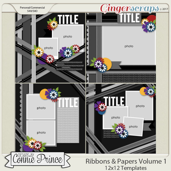 Ribbons & Papers Volume 1 - 12x12 Temps (CU Ok)