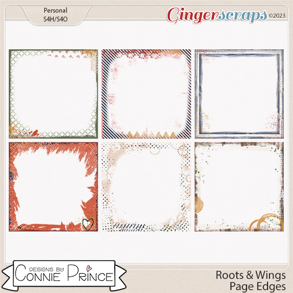Roots & Wings - Page Edges by Connie Prince