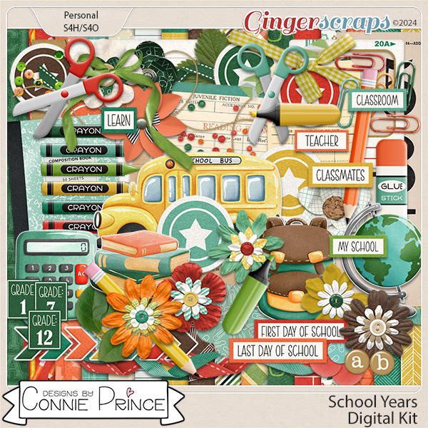 School Years - Kit by Connie Prince