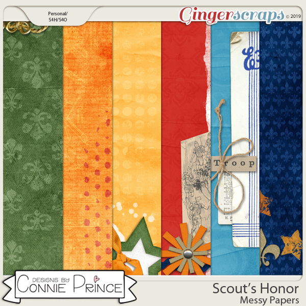 Scout's Honor - Messy Papers by Connie Prince